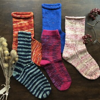 ヨーロッパ輸入毛糸ソックス…選べる5種の画像