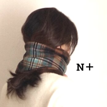 男女兼用大きなラビットファーネックウォーマー　21-16