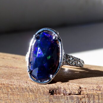 ブラック オパール リング / Black Opal Ringの画像