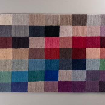【送料無料】手織りラグ　1196　５６色カラーの画像