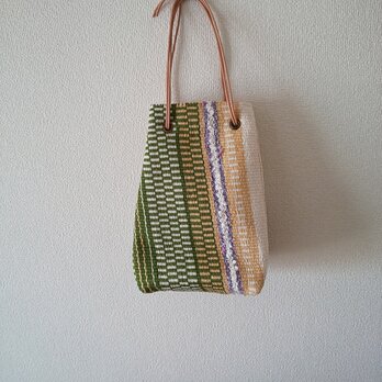 春がきたSALE‼️｢TATAMI drawstring bag｣ 畳織り巾着バッグ たっぷり入る♪毎日のお出掛けに♪の画像