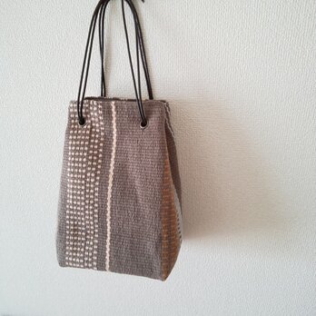 SALE‼️｢TATAMI drawstring bag｣ 畳織り巾着バッグ たっぷり入る♪毎日のお出かけに♪の画像