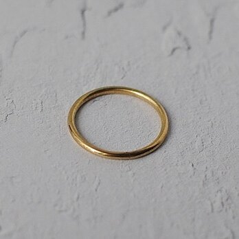 シンプル真鍮リング1.5mm（ツヤ）の画像