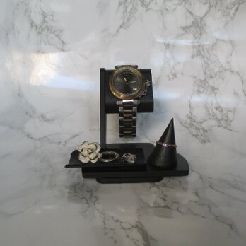 腕時計スタンド　腕時計スタンド かわいい　腕時計スタンド 高級　腕時計スタンド 1本用　だ円パイプ腕時計、リングスタンド　の画像