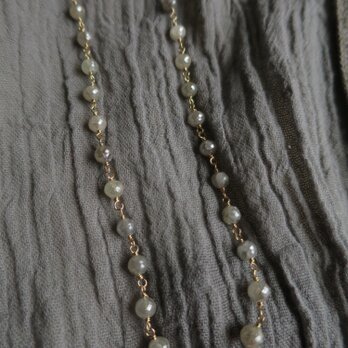 K18 Gray Diamond Necklaceの画像