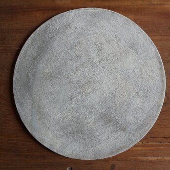 灰釉　26㎝丸皿の画像