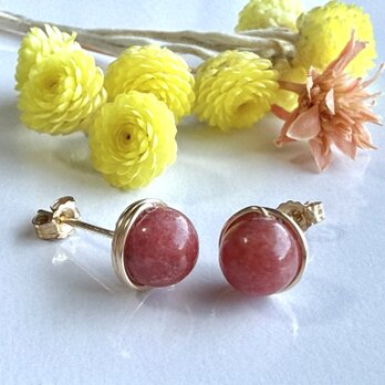 インペリアル ロードナイト  1粒ピアス  14kgf  ブラジル産