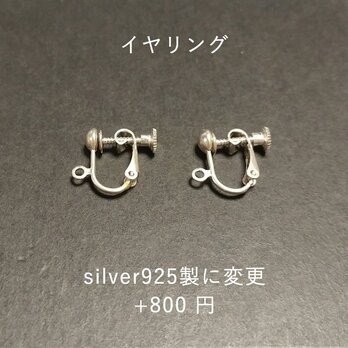 [silver925] イヤリング（シルバー925製）変更用パーツの画像