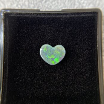 天然ブラックオパールルース1.15ct Lightning Ridge産原石から磨きました！の画像