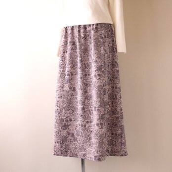 着物リメイク　正絹のスカート　薄暮の画像