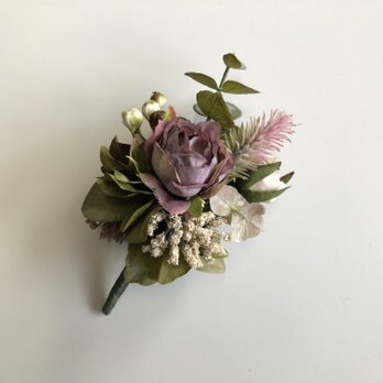 コサージュ　『ドライフラワー風』A