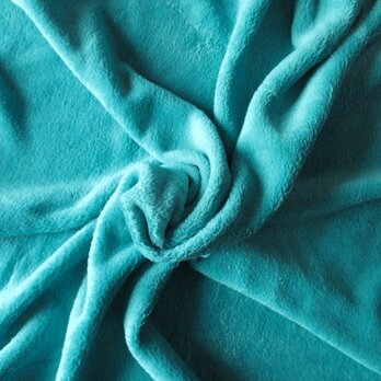 マイクロファイバー毛布　ベビー毛布サイズ 　ピーコックブルー　100Ⅹ140㎝　の画像