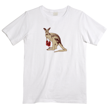 [Tシャツ] Fighting kangarooの画像
