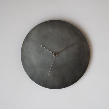 【受注製作】壁掛け時計−タイプ2/鉄　minimal clock <DISK-type2> / ironの画像