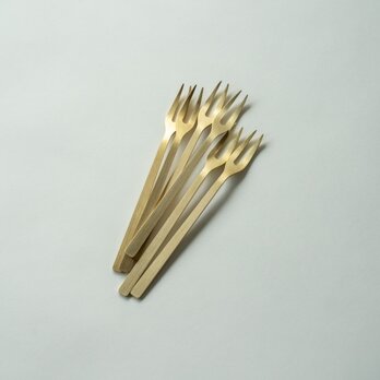 ヒメフォーク/真鍮　minimal fork <hime> / brassの画像