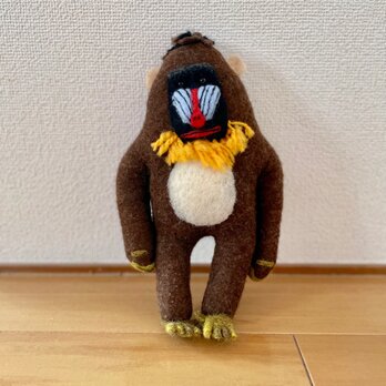 マンドリルのぬいぐるみの画像