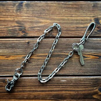 【Wallet Chain Nickel 角小判】の画像