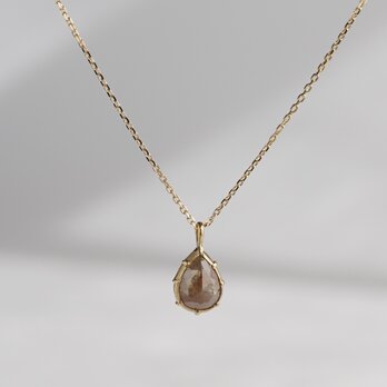 Rose cut diamond necklace [OP702K18YG]の画像