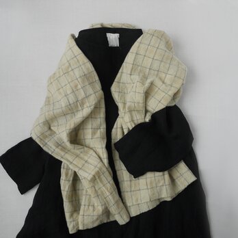 lamb's wool scarf #4 〈pale green〉の画像