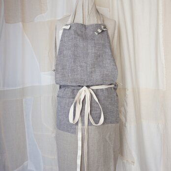 iroiro linen apron〈d〉の画像