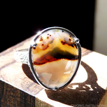 モンタナアゲート リング / Montana Agate Ringの画像