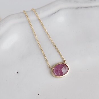 Sapphire necklace [OP745K10YG]の画像