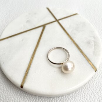 Yukimidaihuku Pearl Ring #12 -Tansui×Silver925