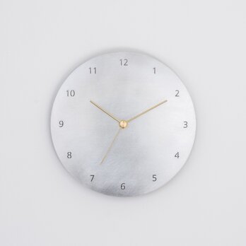 【有料オプション】壁掛け時計−タイプ2   数字入れサービス　minimal clock <DISK-type2>の画像