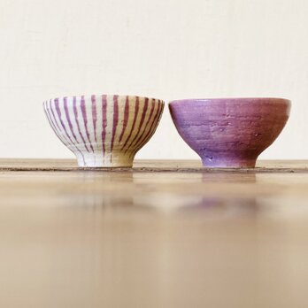 SAKE CUP＊とくさ＊むじ(red-purple)