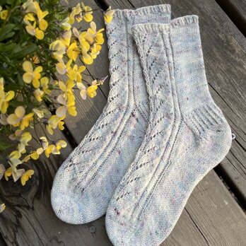 No.724 Y様オーダー人手編み靴下　