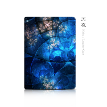 丙夜 - 和風iPadケース【レザー製・タブレットケース】の画像
