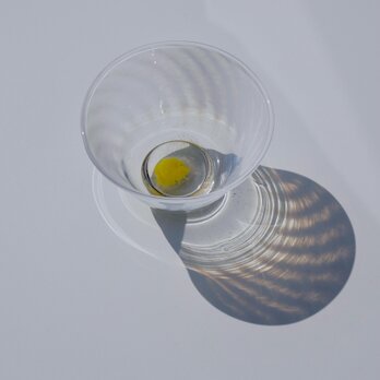 花　冷茶グラス（ホワイト）の画像