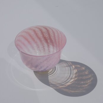 花　冷茶グラス　（ピンク）の画像