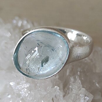 aquamarine*925 ringの画像