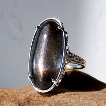 ムーンストーンリング / Gold Sheen Moonstone Ringの画像
