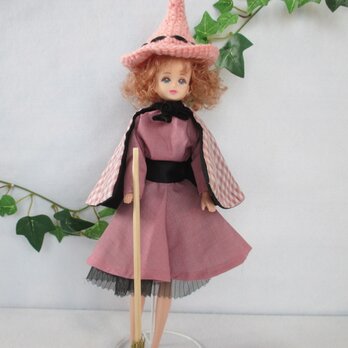 G　大人も楽しい着せ替え人形　いろいろ着せ替え洋服付　29cm　小物付 　ハロウィンの画像
