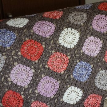 「bさまご依頼品」手編みひざ掛け