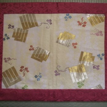香道具・地敷・打敷・正絹袋帯から・「源氏香の図」・一点物・手縫い・各流派の画像
