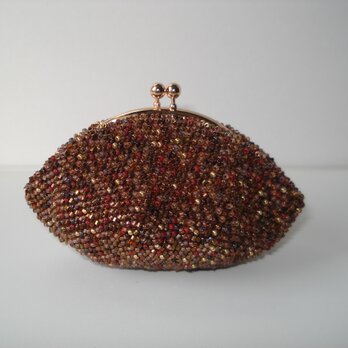 Beaded Purse --Bitter Chocolate-- (M)の画像