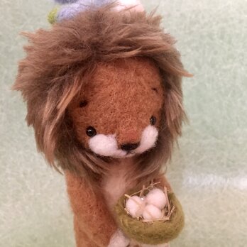 羊毛フェルトライオンの通販 | iichi 日々の暮らしを心地よく