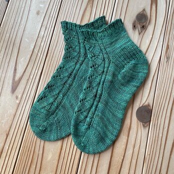 No.738 手編み靴下　