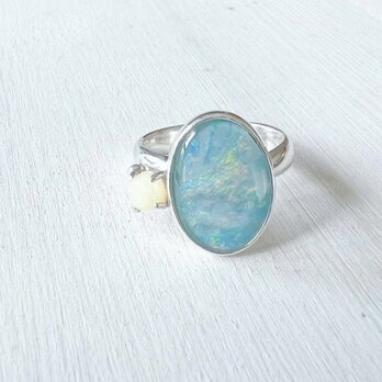 Double Opal Ringの画像