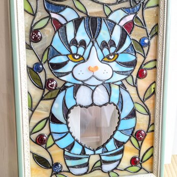 ステンドグラス 猫 ハンドメイド・アンティーク・ヴィンテージ作品一覧
