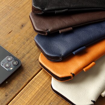 《LIONA》レザースリーブケース Regular 　iPhone・スマホケース　《5colors》　の画像