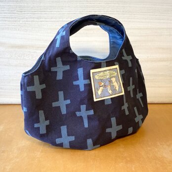 kororin bag basic 濃いブルー＆淡いブルーの画像