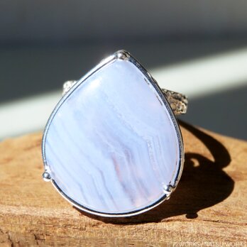 ブルーレースアゲート リング / Blue Lace Agate Ringの画像