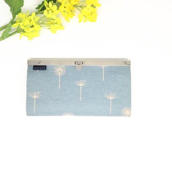 長財布（たんぽぽ　くすみカラー　blueGray）の画像