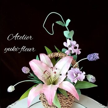 ☆クレイフラワー作品（四季の彩り）☆の画像