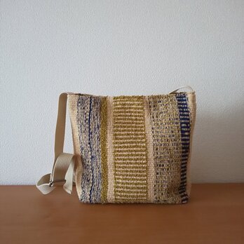 SALE‼️「 TATAMI Shoulder bag 」畳織り鞄 手織り 肩掛け斜めかけ2way仕様♪の画像