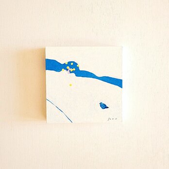 原画「八朔の季節」 アートパネル（10㎝×10㎝）※額縁別売り　絵画・イラスト・アクリル画の画像